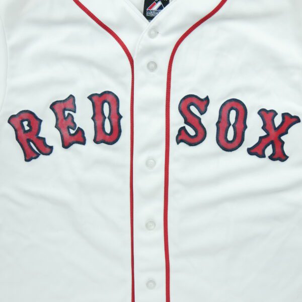 Maillot manches courtes homme blanc Majestic Equipe Red Sox de Boston