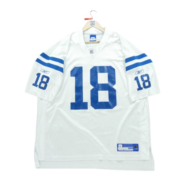 Maillot manches courtes homme blanc Reebok Equipe Indianapolis Colts