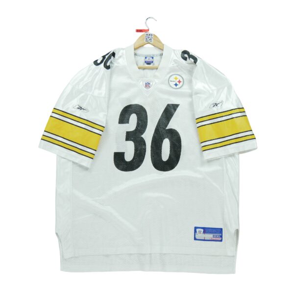 Maillot manches courtes homme blanc Reebok Equipe Pittsburgh Steelers