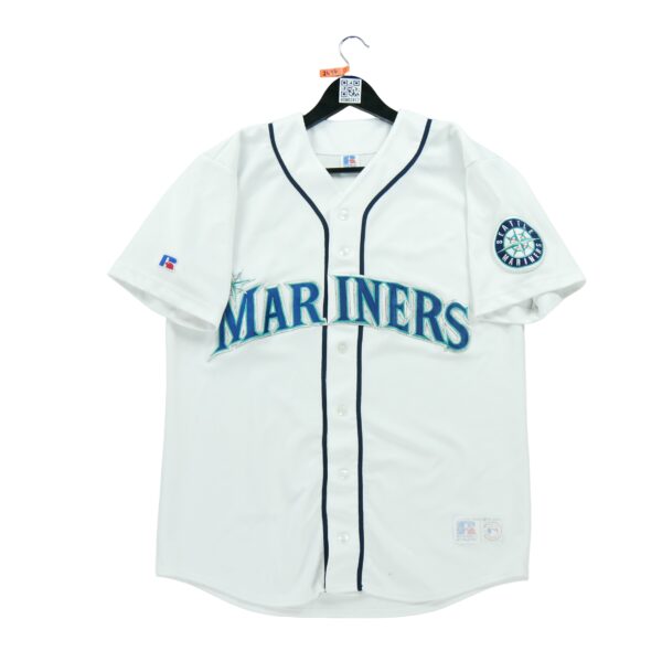 Maillot manches courtes homme blanc Russell Athletic Equipe Seattle Mariners