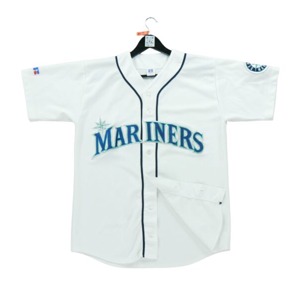 Maillot manches courtes homme blanc Russell Athletic Equipe Seattle Mariners