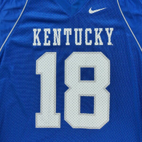 Maillot manches courtes homme bleu Nike Equipe Kentucky