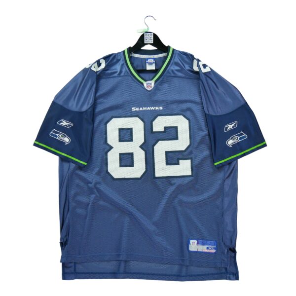 Maillot manches courtes homme marine Reebok Equipe Seattle Seahawks