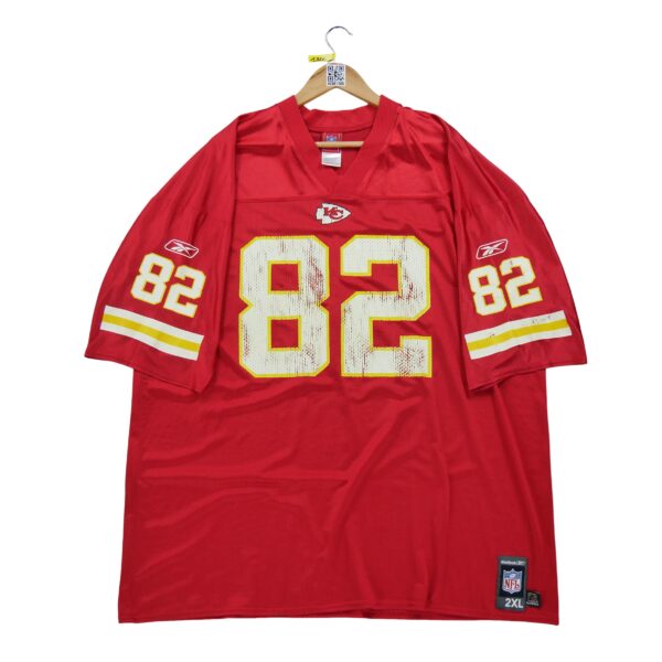 Maillot manches courtes homme rouge Reebok Equipe Kansas City Chiefs