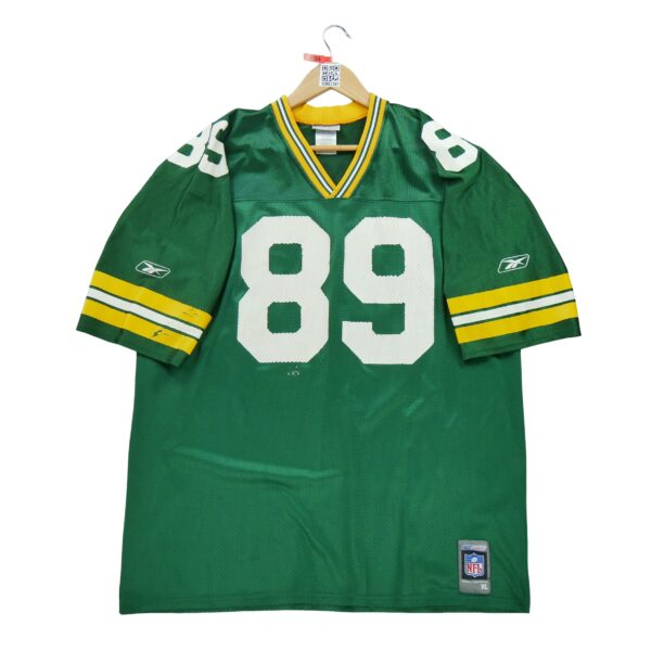 Maillot manches courtes homme vert Reebok Equipe Green Bay Packers