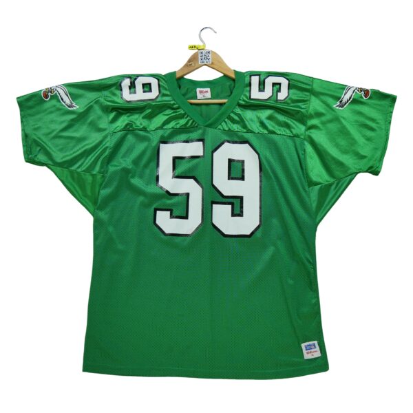 Maillot manches courtes homme vert Wilson Equipe Philadelphia Eagles