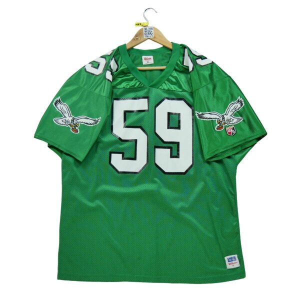 Maillot manches courtes homme vert Wilson Equipe Philadelphia Eagles