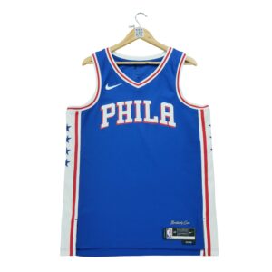 Maillot sans manches homme bleu Nike Equipe Philadelphie 76ers Sixers