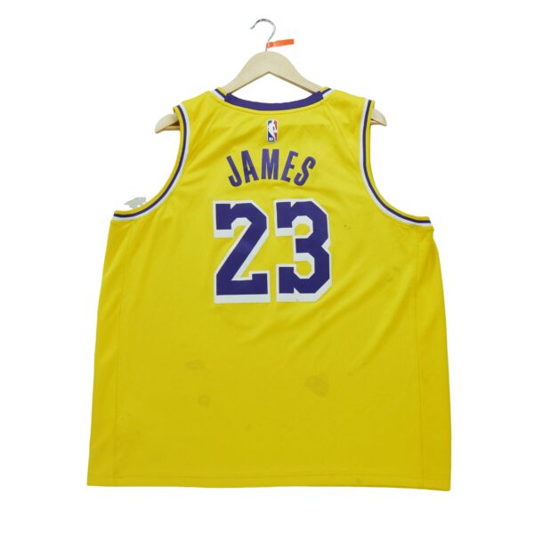 Maillot sans manches homme jaune Nike Equipe Los Angeles Lakers