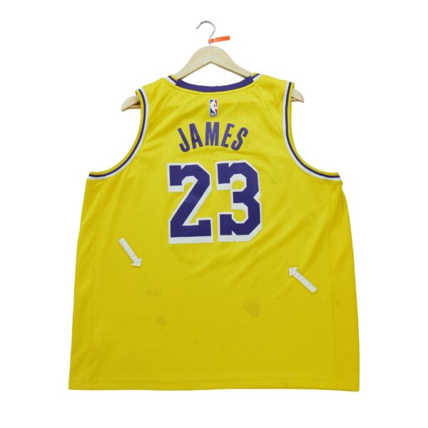 Maillot sans manches homme jaune Nike Equipe Los Angeles Lakers
