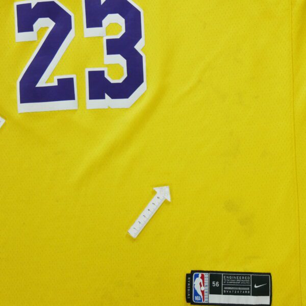 Maillot sans manches homme jaune Nike Equipe Los Angeles Lakers
