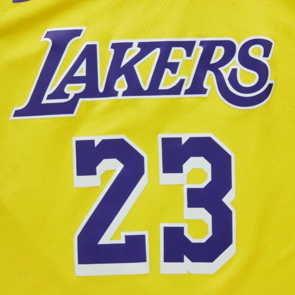 Maillot sans manches homme jaune Nike Equipe Los Angeles Lakers