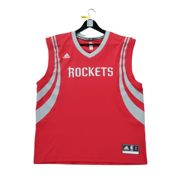 Maillot sans manches homme rouge Adidas Equipe Houston Rockets