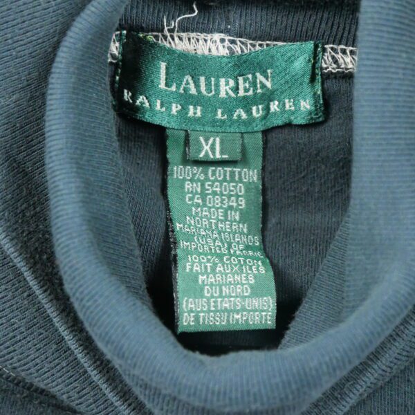 Pull femme manches longues gris Polo Ralph Lauren Col Roule