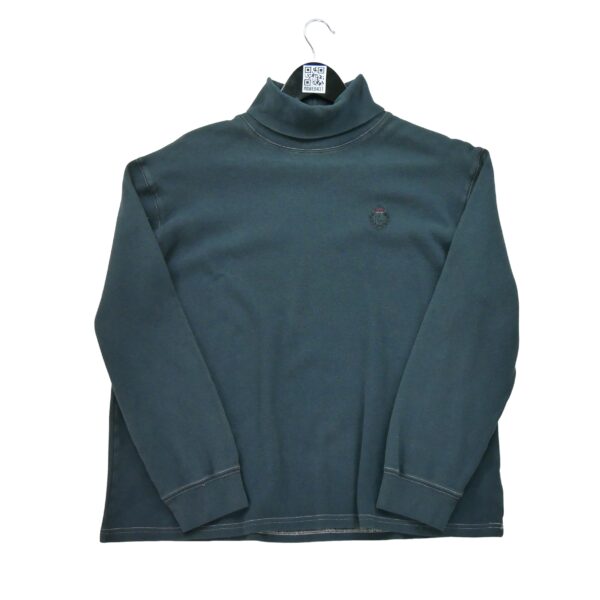 Pull femme manches longues gris Polo Ralph Lauren Col Roule