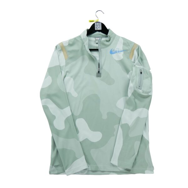 Pull homme manches longues gris Nike Motif a motifs Col Montant