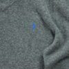 Pull homme manches longues gris Polo Ralph Lauren Motif chine Col V