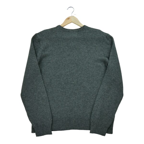 Pull homme manches longues gris Polo Ralph Lauren Motif chine Col V