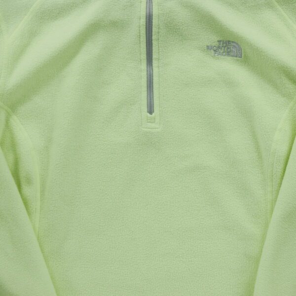 Pull polaires femme manches longues jaune fluo The North Face Col Montant