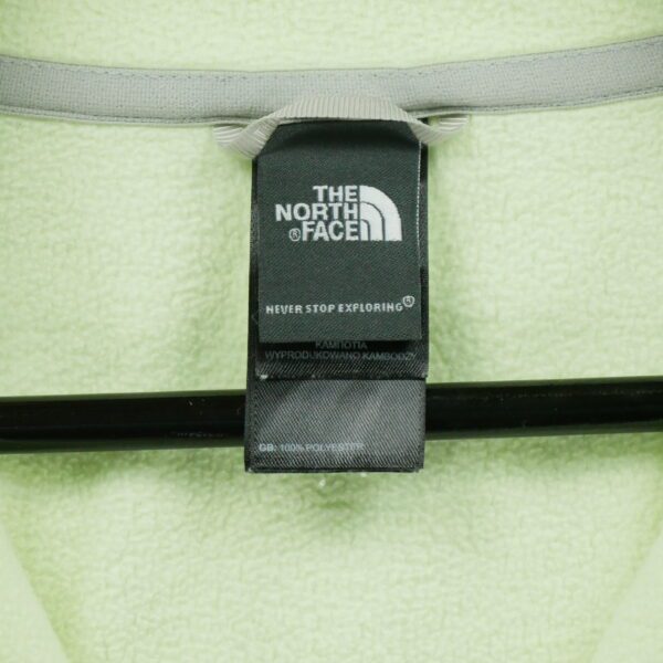 Pull polaires femme manches longues jaune fluo The North Face Col Montant