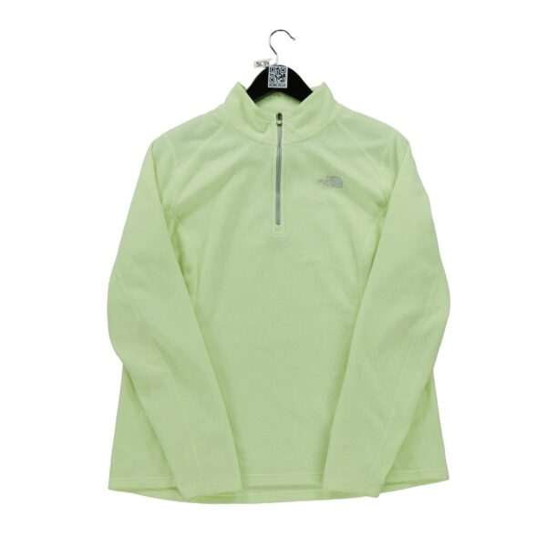 Pull polaires femme manches longues jaune fluo The North Face Col Montant