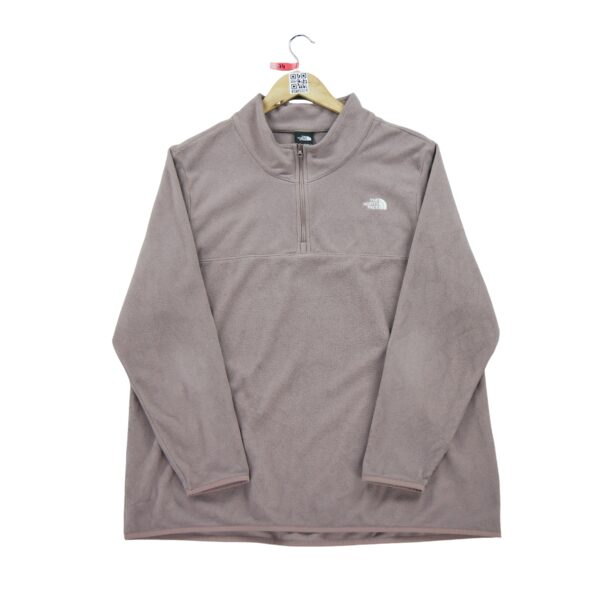Pull polaires femme manches longues rose The North Face Col Montant