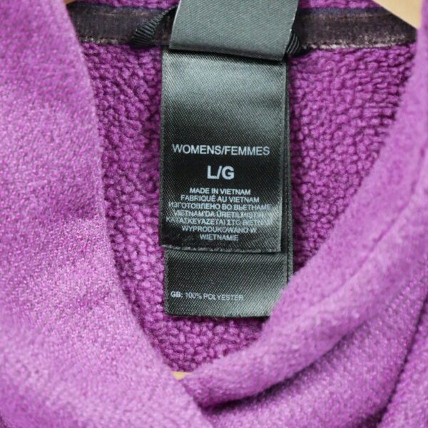 Pull polaires femme manches longues rose The North Face Col Montant