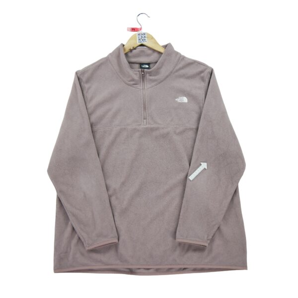 Pull polaires femme manches longues rose The North Face Col Montant