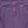 Pull polaires femme manches longues violet The North Face Col Montant