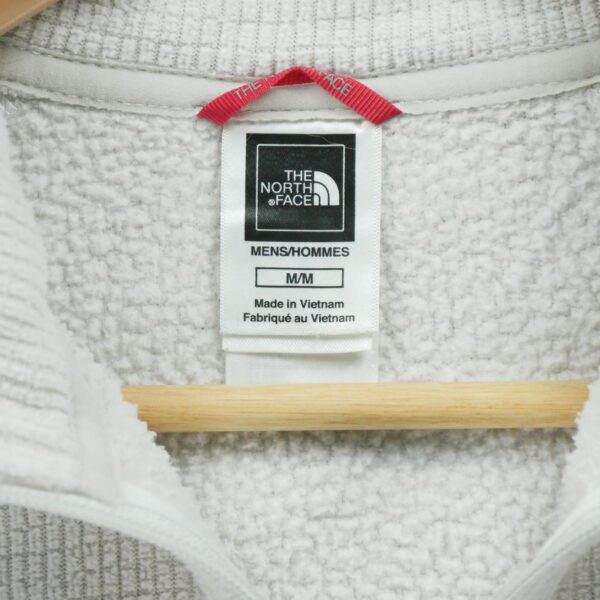 Pull polaires homme manches longues beige The North Face Col Montant