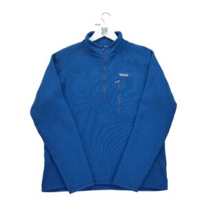 Pull polaires homme manches longues bleu Patagonia Motif chine Col Montant