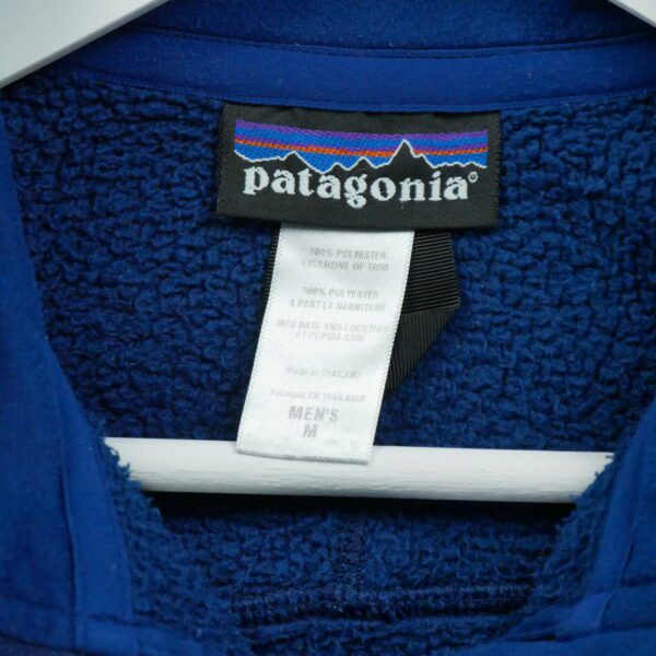 Pull polaires homme manches longues bleu Patagonia Motif chine Col Montant