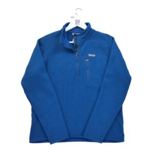Pull polaires homme manches longues bleu Patagonia Motif chine Col Montant