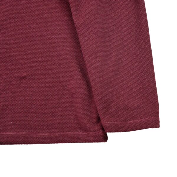 Pull polaires homme manches longues bordeaux The North Face Col Montant