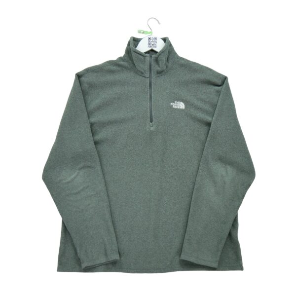 Pull polaires homme manches longues gris The North Face Col Montant