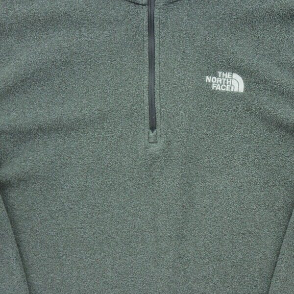 Pull polaires homme manches longues gris The North Face Col Montant