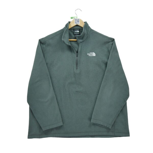 Pull polaires homme manches longues gris The North Face Col Montant