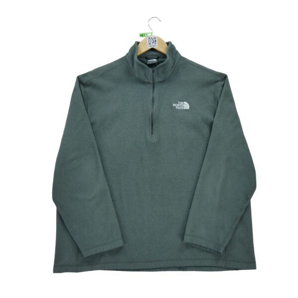 Pull polaires homme manches longues gris The North Face Col Montant