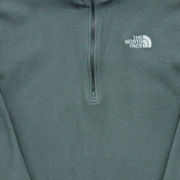 Pull polaires homme manches longues gris The North Face Col Montant