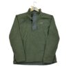 Pull polaires homme manches longues kaki The North Face Col Montant