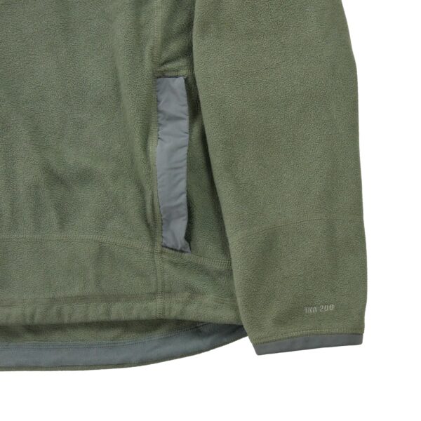 Pull polaires homme manches longues kaki The North Face Col Montant