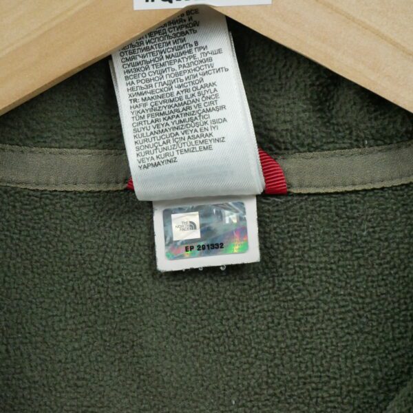 Pull polaires homme manches longues kaki The North Face Col Montant