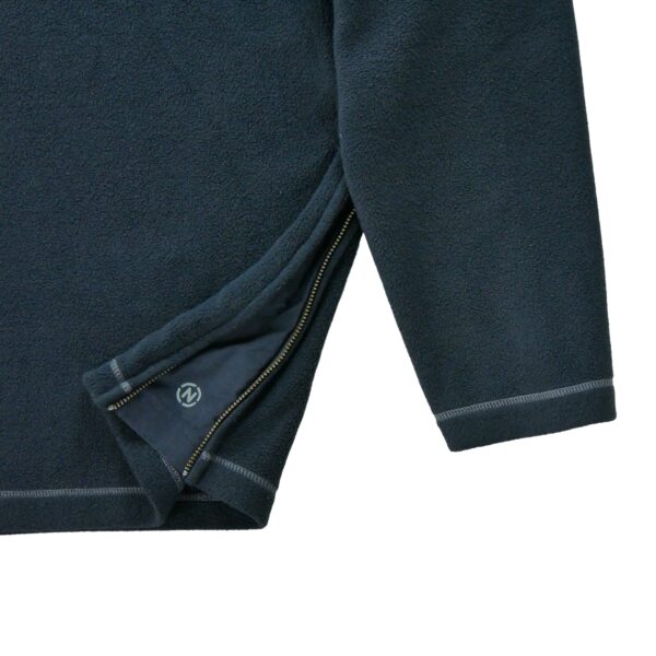 Pull polaires homme manches longues marine Nautica Motif brode Col Montant