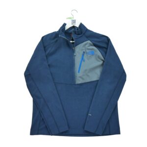 Pull polaires homme manches longues marine The North Face Col Montant