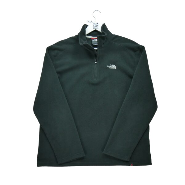 Pull polaires homme manches longues noir The North Face Col Montant