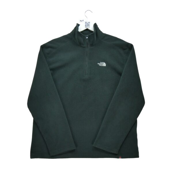 Pull polaires homme manches longues noir The North Face Col Montant