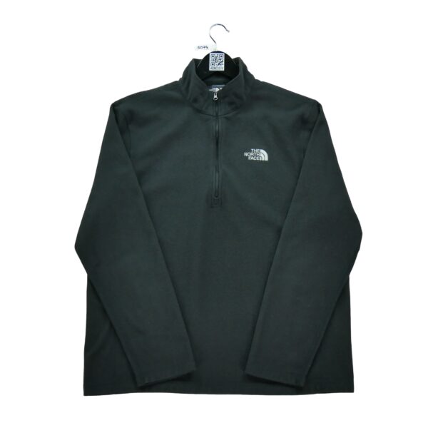 Pull polaires homme manches longues noir The North Face Col Montant