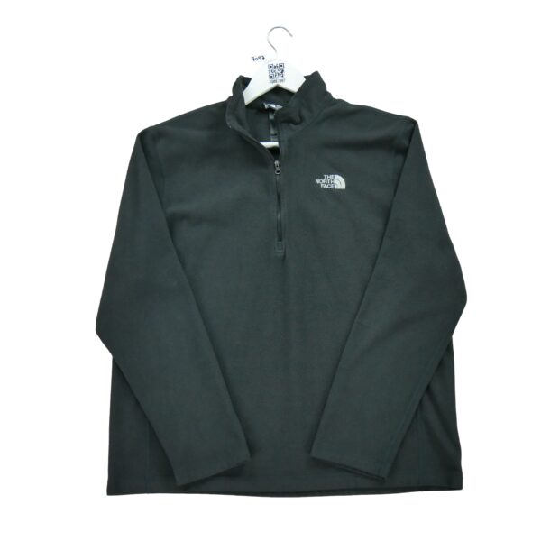 Pull polaires homme manches longues noir The North Face Col Montant