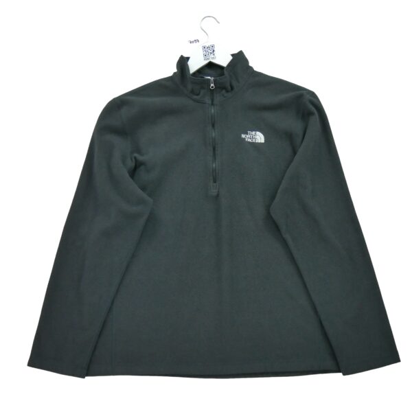Pull polaires homme manches longues noir The North Face Col Montant
