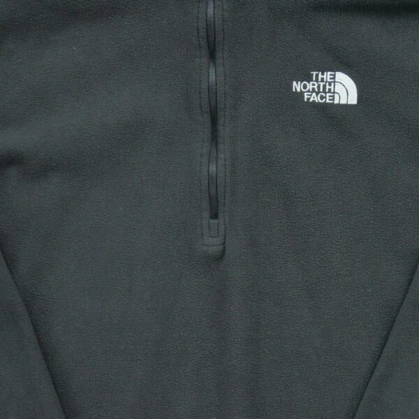 Pull polaires homme manches longues noir The North Face Col Montant